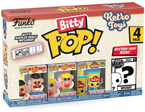 FUNKO BITTY POP RETRO TOYS MR POTATO HEAD 4 PACK