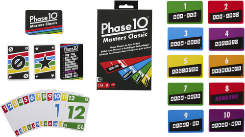 MATTEL GAMES PHASE 10 MASTERS REFRESH