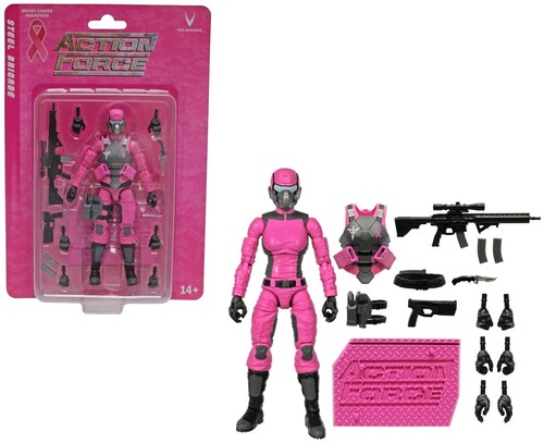 Action Force  Steel Brigade  Breast Cancer Charity Action Figure