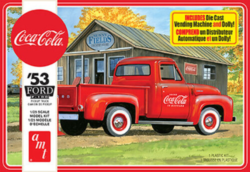 1953 Ford Pickup (CocaCola) 2T AMT Model Kit