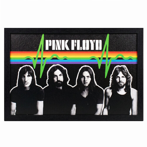 PINK FLOYD - GROUP HEARTBEAT 11X17 FRAMED GEL COA