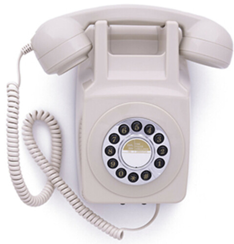 GPO 746 RETRO WALL PUSH BUTTON TELEPHONE IVORY