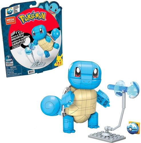 POKEMON BUILD & SHOW SQUIRTLE 199 PIECE BUILDING