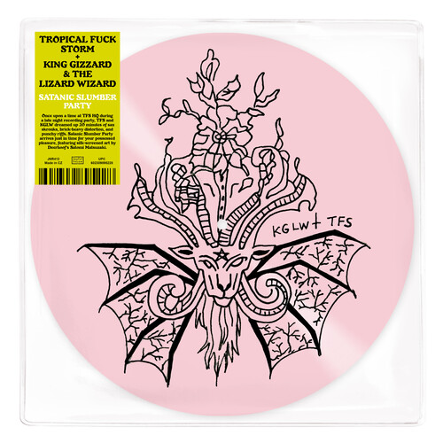 Tropical Fuck Storm &amp; King Gizzard &amp; The Lizard Wizard - Satanic Slumber Party EP [Limited Edition Pink Silkscreened Vinyl]