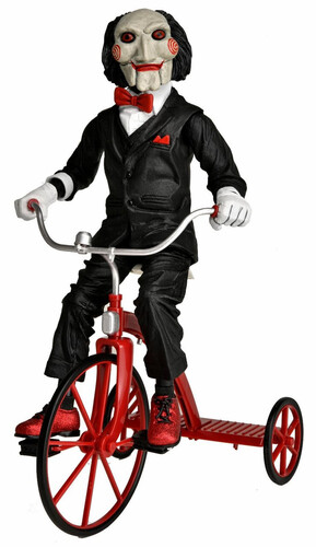 SAW BILLY PUPPET W/  TRICYCLE 12-IN AF