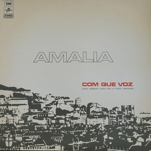 Amalia Rodrigues - Amalia Com Que Voz (Gate) vinyl record cover