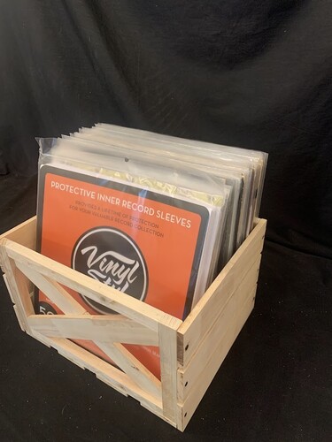 VINYL STYL VSRS06 EXPRESS LP CRATE 40 CAP WOOD