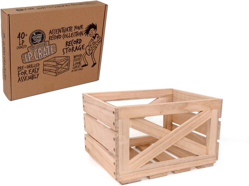 VINYL STYL VSRS06 EXPRESS LP CRATE 40 CAP WOOD