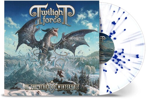 At The Heart Of Wintervale - White/ blue Splatter