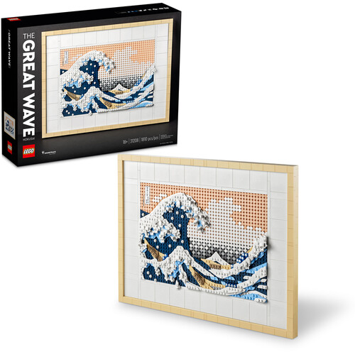 LEGO ART HOKUSAI THE GREAT WAVE