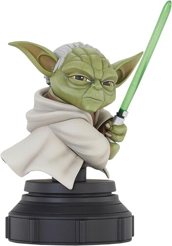 STAR WARS CLONE WARS ANIMATED YODA 1/ 7 SCALE BUST