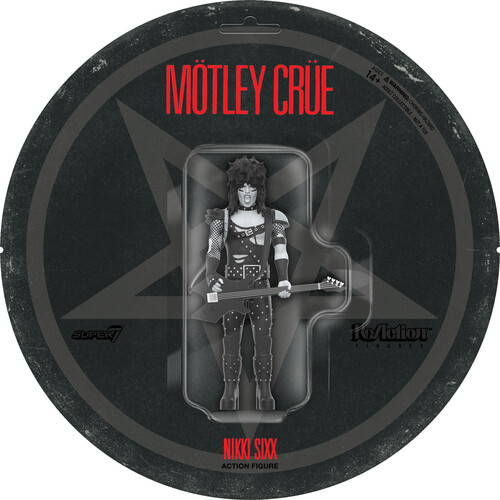 MOTLEY CRUE NIKKI SIXX (SHOUT AT THE DEVIL - B&W)