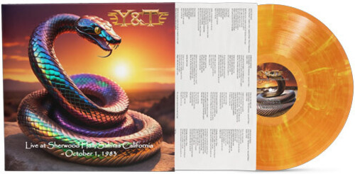 Live at Sherwood Hall, Salinas, California - October 1, 1983 - Clear Tangerine with yellow swirl
