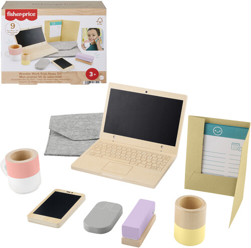 WOODEN WORK FROM HOME SET