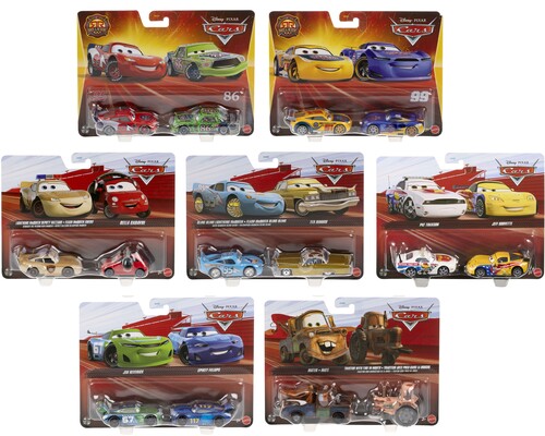 Mattel - Disney/PIXAR Cars Character Cars 2-Pack 12-Piece E Assortment