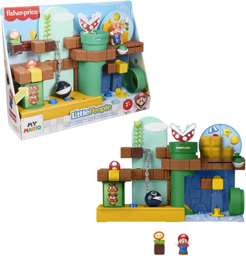 LITTLE PEOPLE NINTENDO SUPER MARIO PLAYSET