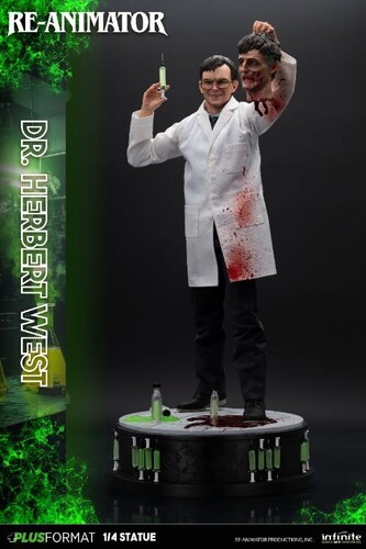 RE-ANIMATOR DR HERBERT WEST 1/ 4 PLUS FORMAT STATUE