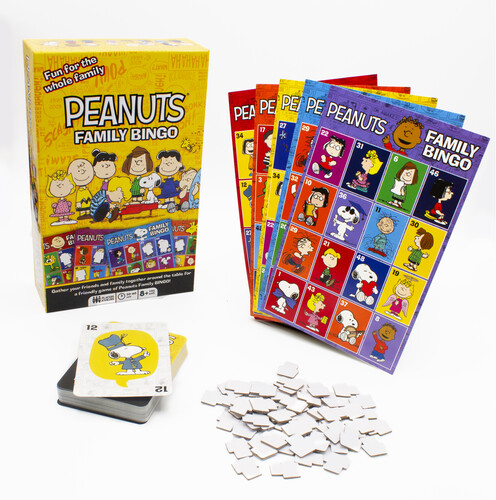 PEANUTS FAMILY BINGO GAME