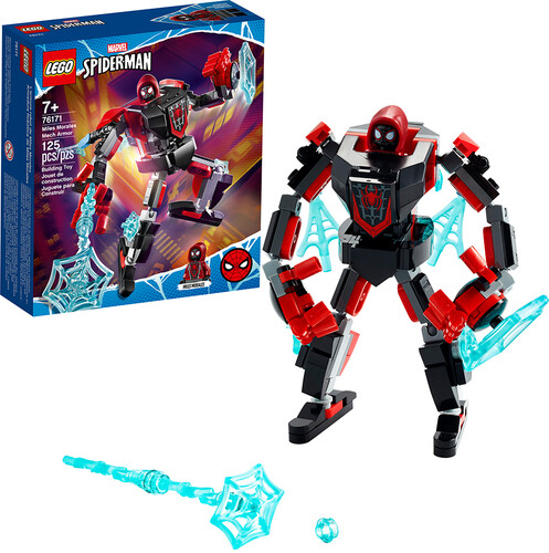 lego spiderman miles morales mech