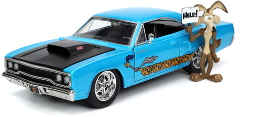 1:24 1970 PLYMOUTH ROADRUNNER W/  WILE E COYOTE FIG