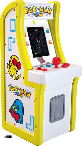 PAC MAN ARCADE1UP JR. WITH AS STOOL ASSEMBLED