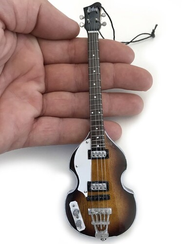 PAUL MCCARTNEY BEATLES HOFNER 6 IN BASS ORNAMENT