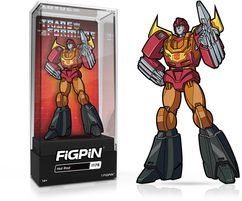 FIGPIN TRANSFORMERS HOT ROD ENAMEL PIN 1178