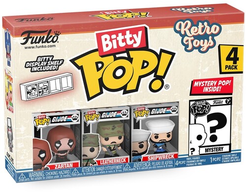 FUNKO BITTY POP RETRO TOYS GI JOE 4 PACK