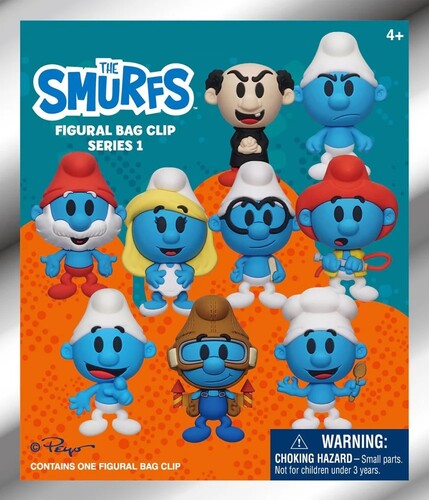 Smurfs 3D Foam Bag Clip - Series 1