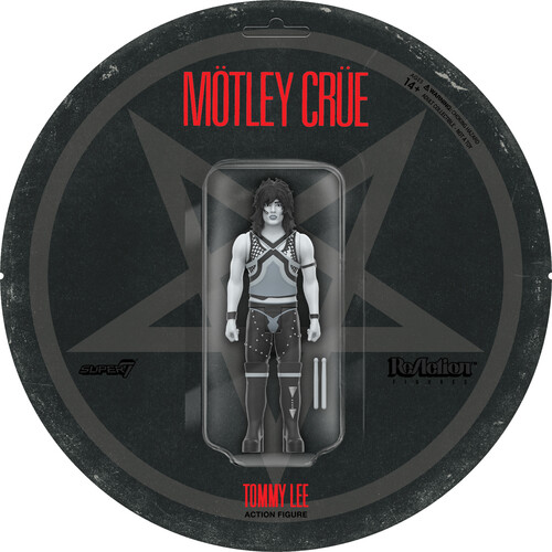 Super7 - Motley Crue - ReAction Figures Wv2 - Tommy Lee (Shout At The Devil - Black & White)