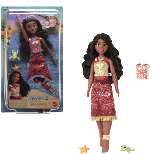 Mattel - Disney Moana 2 Swimming Tautai Moana Doll