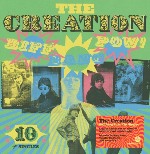Biff Bang Pow: The Creation Singles Box - Boxset includes Ten Colored 7-Inch Vinyl Singles in Five Gatefold Digipak Sleeves