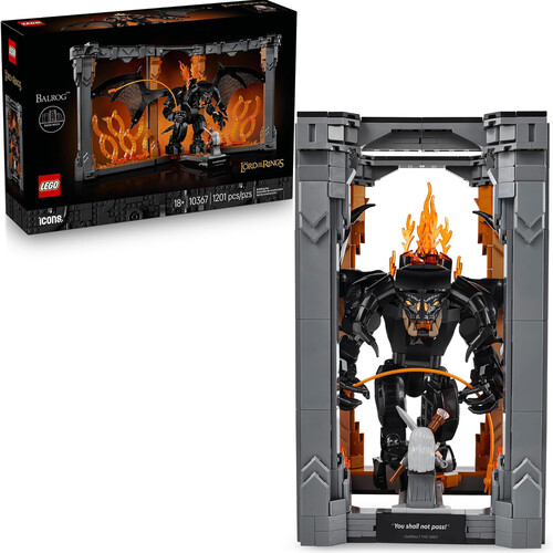 ICONS THE LORD OF THE RINGS BALROG BOOK NOOK