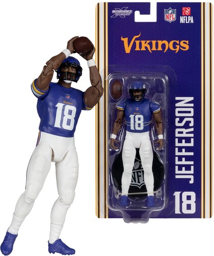 MCFARLANE NFL 6IN ACT FIG WV1 JEFFERSON (VIKINGS)