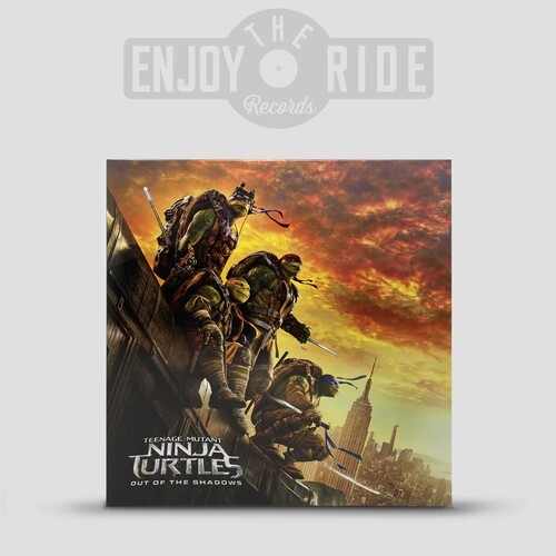 Teenage Mutant Ninja Turtles: Out Of The Shadows - Clear W/ Orange Purple Blue & Red Splatter