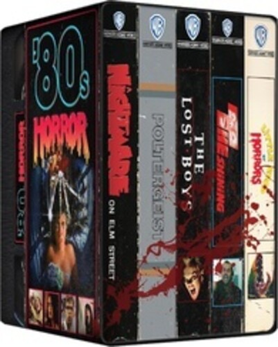 80s Horror Steelbook Library Case (Nightmare On Elm Street /  Poltergeist /  Lost Boys /  Shining /  Little Shop Of Horrors) - Limited All-Region UHD Boxset (Steelbook) [Import]