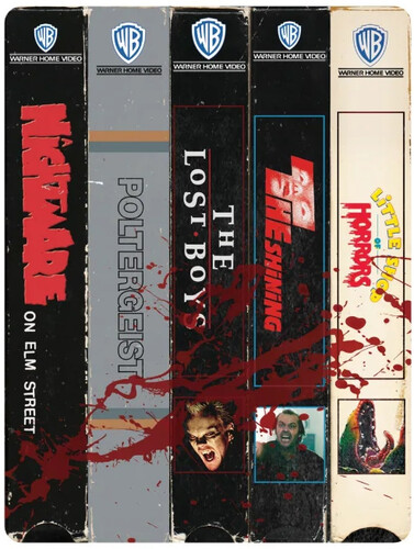 80s Horror Steelbook Library Case (Nightmare On Elm Street /  Poltergeist /  Lost Boys /  Shining /  Little Shop Of Horrors) - Limited All-Region UHD Boxset (Steelbook) [Import]