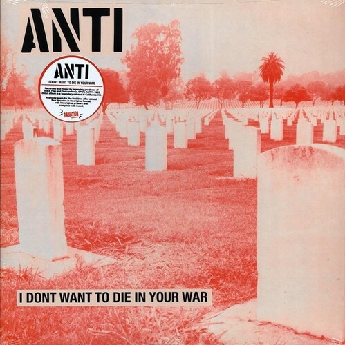 Anti - I Don't Want to Die in Your War vinyl record cover