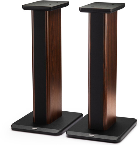 Edifier SS02C S2000MKIII Speaker Stands Pair - 26.5 Inches (Brown/Black)
