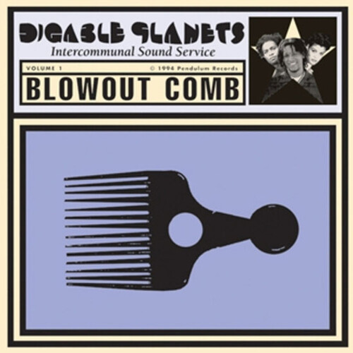 Blowout Comb - Clear/ purple