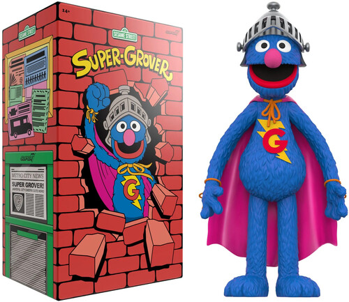 Super7 - Sesame Street - Supersize Vinyl Figure - Super Grover