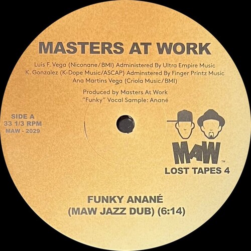 Masters At Work - Funky Anane / Maw Want You