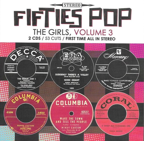 50s Pop Girls V3-54 Cuts-100% First Time Stereo