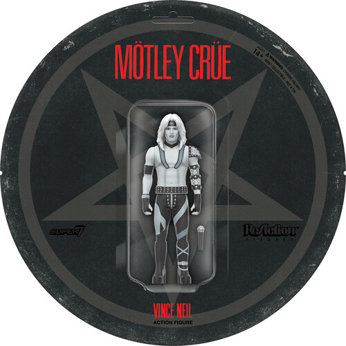 MOTLEY CRUE VINCE NEIL (SHOUT AT THE DEVIL B&W)