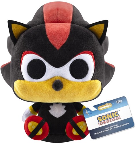 PLUSH SONIC THE HEDGEHOG SHADOW 7 INCH