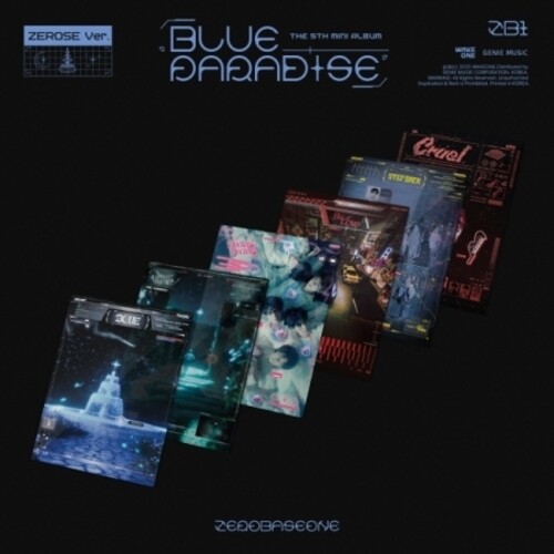 Blue Paradise - Zerose Random Cover Version - incl. Postcard Book, Postscard, Photocard, Sticker + Character Card