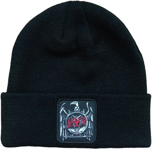 Slayer - Eagle Patch - Acrylic Knit Hat - Black BN400SLA