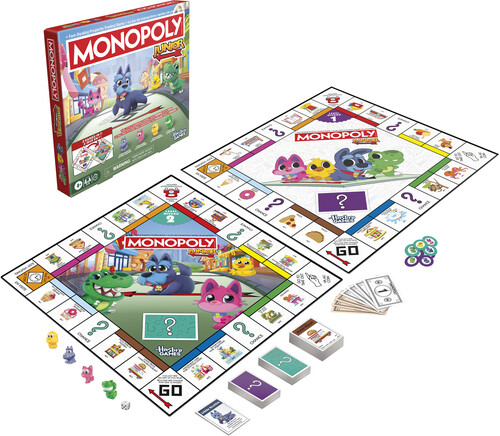 MONOPOLY JUNIOR SQUARE 2 IN 1