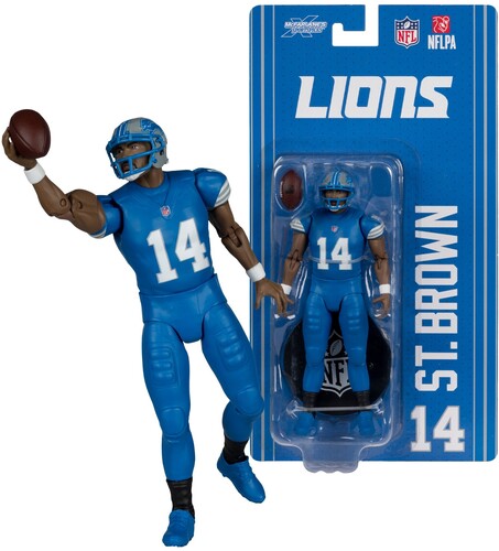MCFARLANE NFL 6IN ACT FIG WV1 ST. BROWN (LIONS)