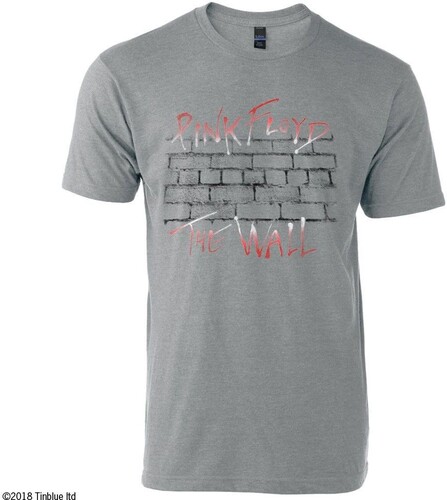 Roger Waters The Wall - The Wall Logo - T-Shirt - 2XL (Gray)